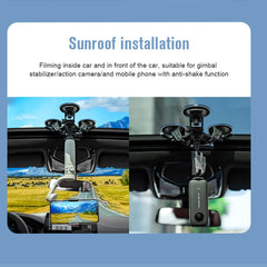 Big Triangle Direction Suction Cup Mount (Black) - HoMEdemic™ 