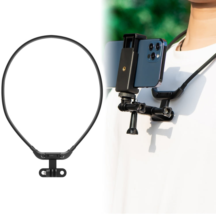 STARTRC Hands Free Lazy Wearable Neck Camera Holder FPV Vlog POV Mount (Black) - HoMEdemic™ 