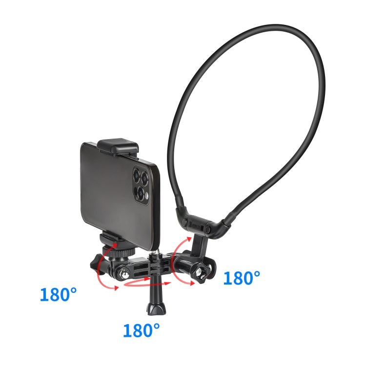 STARTRC Hands Free Lazy Wearable Neck Camera Holder FPV Vlog POV Mount (Black) - HoMEdemic™ 
