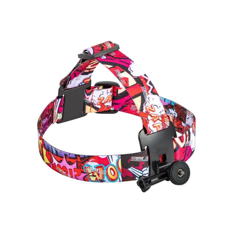 STARTRC Adjustable Head Strap Vlog FPV POV Mount Belt for GoPro, Insta360, DJI Osmo Action and Other Action Cameras(Red) - HoMEdemic™ 