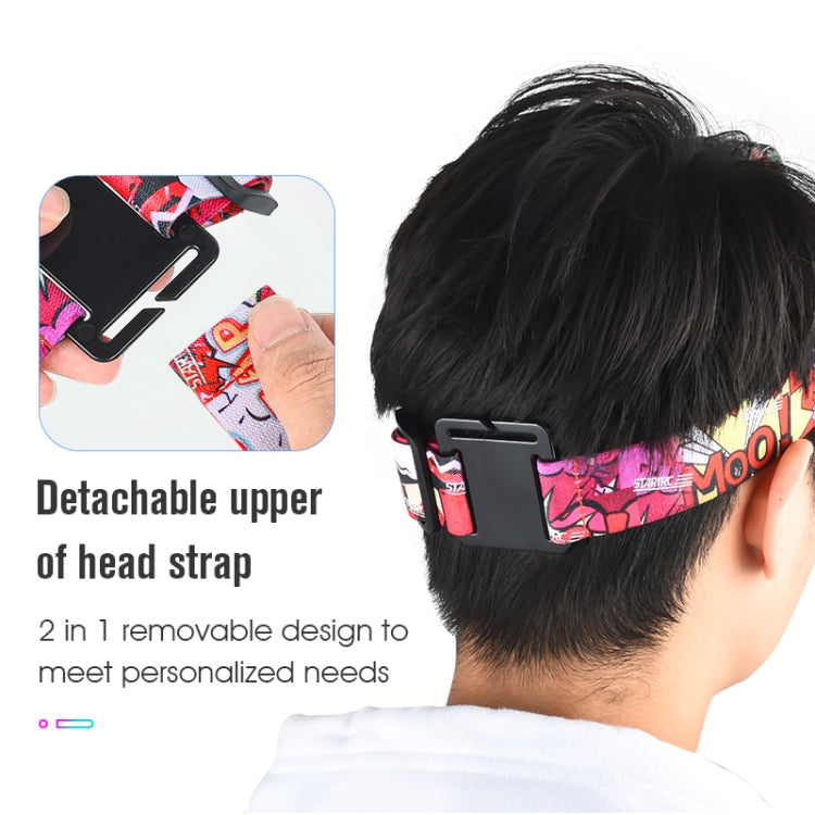STARTRC Adjustable Head Strap Vlog FPV POV Mount Belt for GoPro, Insta360, DJI Osmo Action and Other Action Cameras(Red) - HoMEdemic™ 