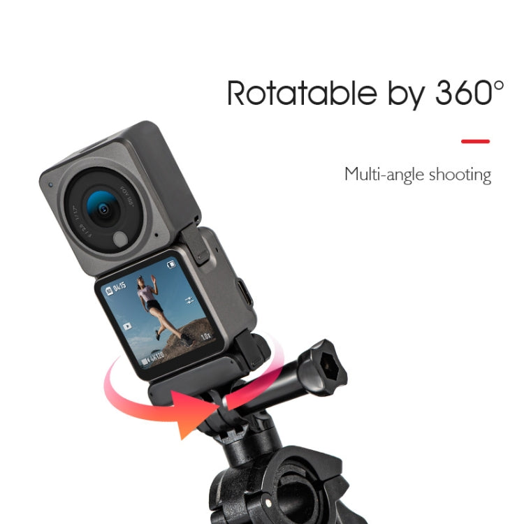 STARTRC Upgrade Bike Handlebar Fixed Mount Holder For DJI OSMO 360 / Action 3 / Action 2 / OSMO Action (Black) - HoMEdemic™ 