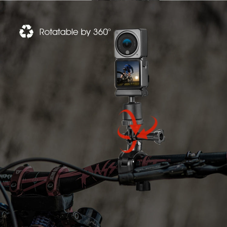 STARTRC Upgrade Bike Handlebar Fixed Mount Holder For DJI OSMO 360 / Action 3 / Action 2 / OSMO Action (Black) - HoMEdemic™ 