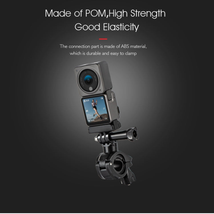 STARTRC Upgrade Bike Handlebar Fixed Mount Holder For DJI OSMO 360 / Action 3 / Action 2 / OSMO Action (Black) - HoMEdemic™ 