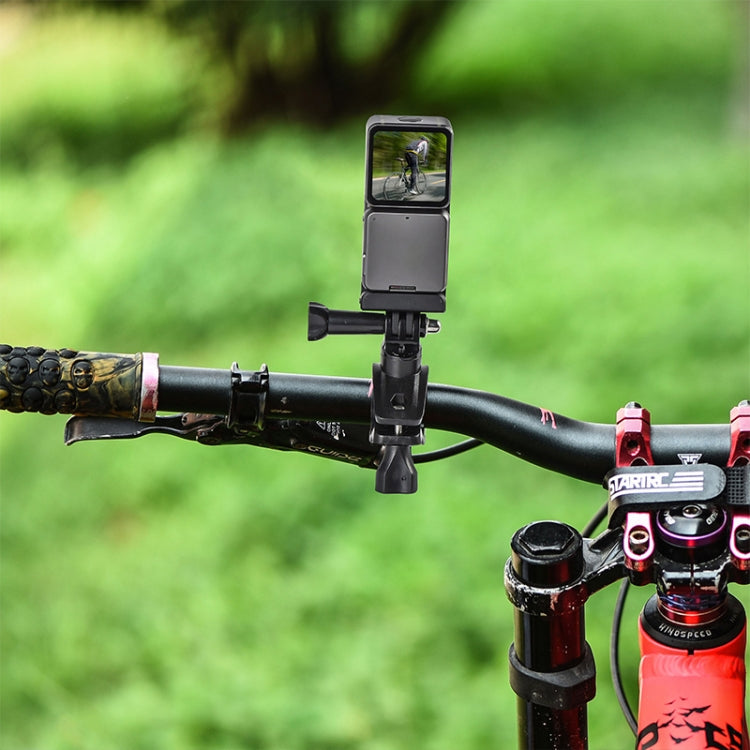 STARTRC Upgrade Bike Handlebar Fixed Mount Holder For DJI OSMO 360 / Action 3 / Action 2 / OSMO Action (Black) - HoMEdemic™ 