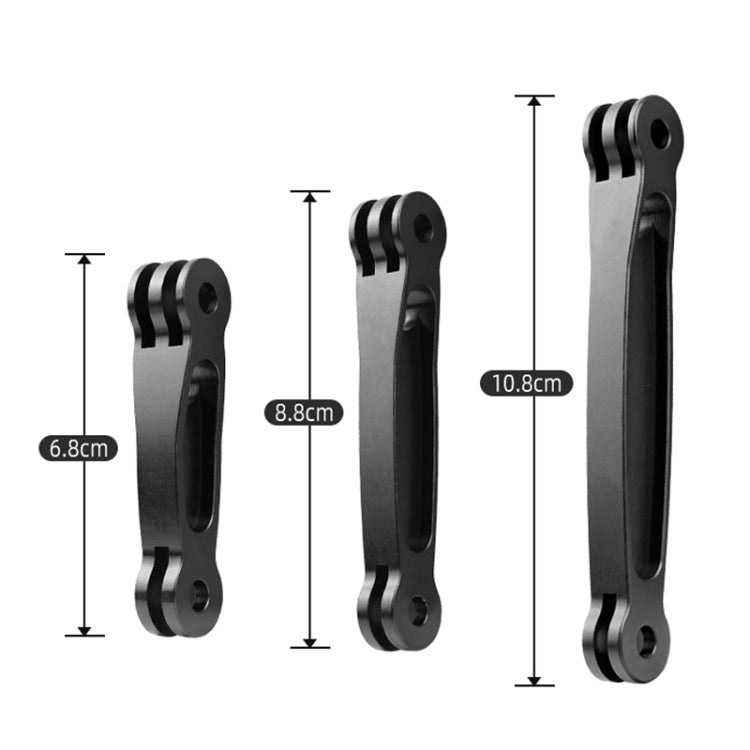 3 in 1 Joint Aluminum Extension Arm Grip Extenter for GoPro, Insta360, DJI and Other Action Cameras - HoMEdemic™ 