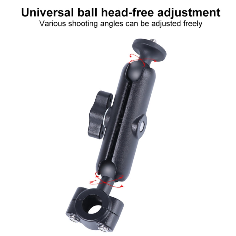 21mm Ballhead Car Front Seat Handlebar Fixed Mount Holder with Tripod Adapter & Screw for GoPro, Insta360, DJI and Other Action Cameras - HoMEdemic™ 