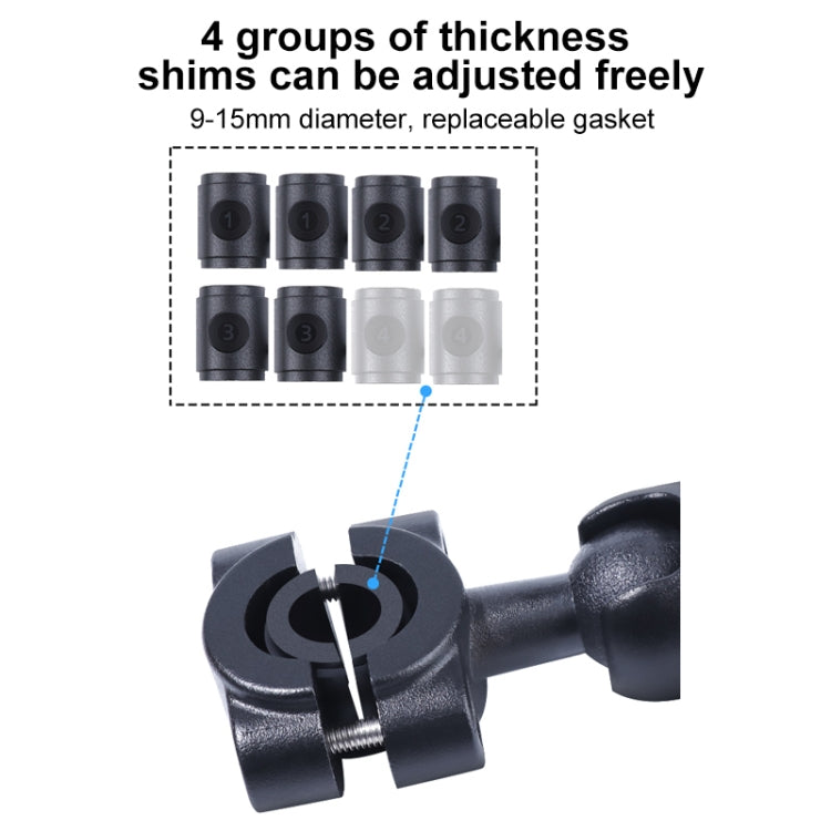 21mm Ballhead Car Front Seat Handlebar Fixed Mount Holder with Tripod Adapter & Screw for GoPro, Insta360, DJI and Other Action Cameras - HoMEdemic™ 