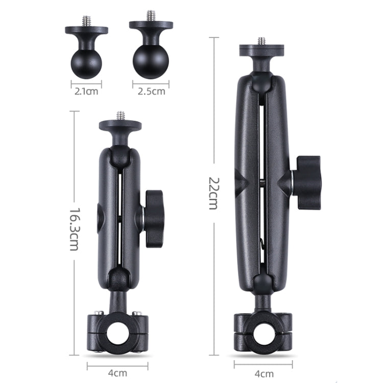 25mm Ballhead Car Front Seat Handlebar Fixed Mount Holder with Tripod Adapter & Screw for GoPro, Insta360, DJI and Other Action Cameras - HoMEdemic™ 