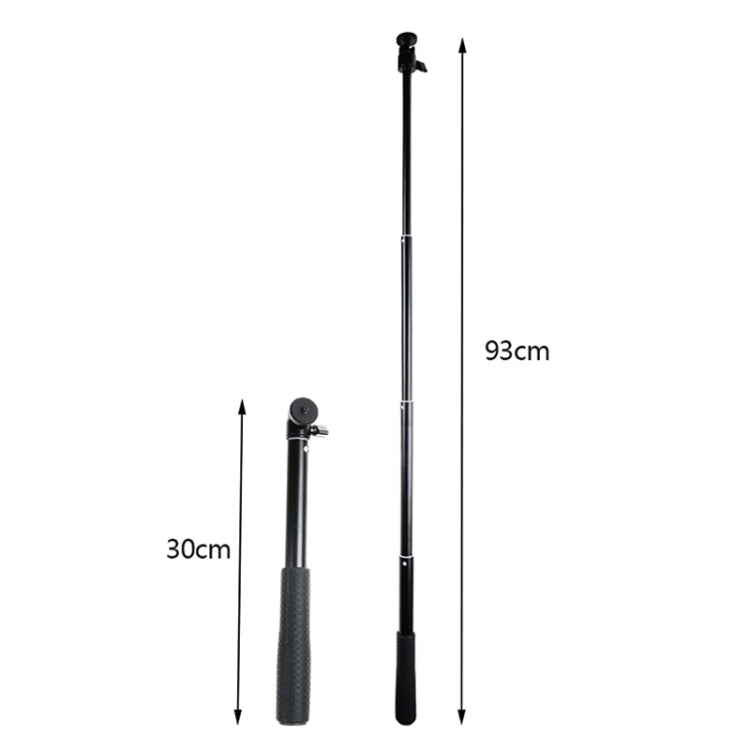 30-93cm Grip Foldable Tripod Holder Multi-functional Selfie Stick Monopod for GoPro, Insta360, DJI and Other Action Cameras, Phones - HoMEdemic™ 