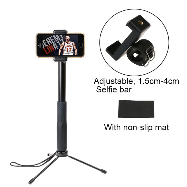 30-93cm Grip Foldable Tripod Holder Multi-functional Selfie Stick Monopod for GoPro, Insta360, DJI and Other Action Cameras, Phones - HoMEdemic™ 