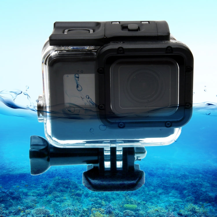For GoPro  NEW HERO /HERO6  /5  30m Waterproof Housing Protective Case + Hollow Back Cover with Buckle Basic Mount & Screw, No Need to Disassemble Lens(GP413) - HoMEdemic™ 