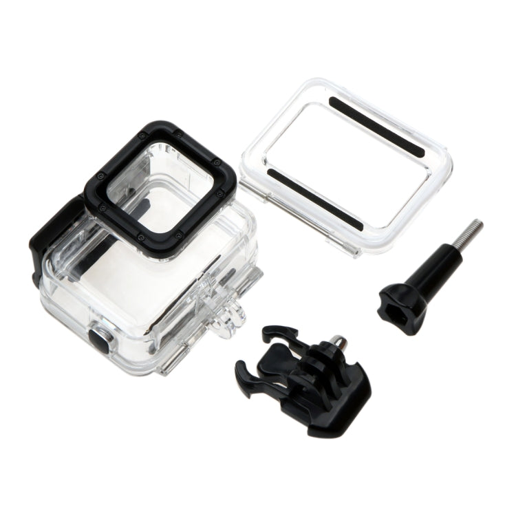 For GoPro  NEW HERO /HERO6  /5  30m Waterproof Housing Protective Case + Hollow Back Cover with Buckle Basic Mount & Screw, No Need to Disassemble Lens(GP413) - HoMEdemic™ 