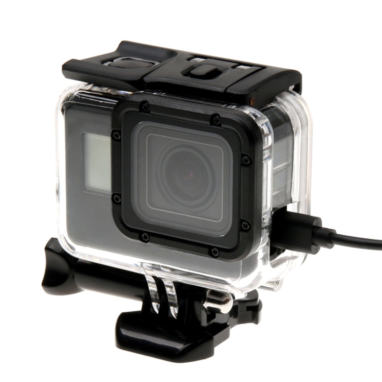 For GoPro HERO6 /5 Skeleton Housing Protective Case + Hollow Back Cover with Buckle Basic Mount & Screw, No Need to Disassemble Lens - HoMEdemic™ 