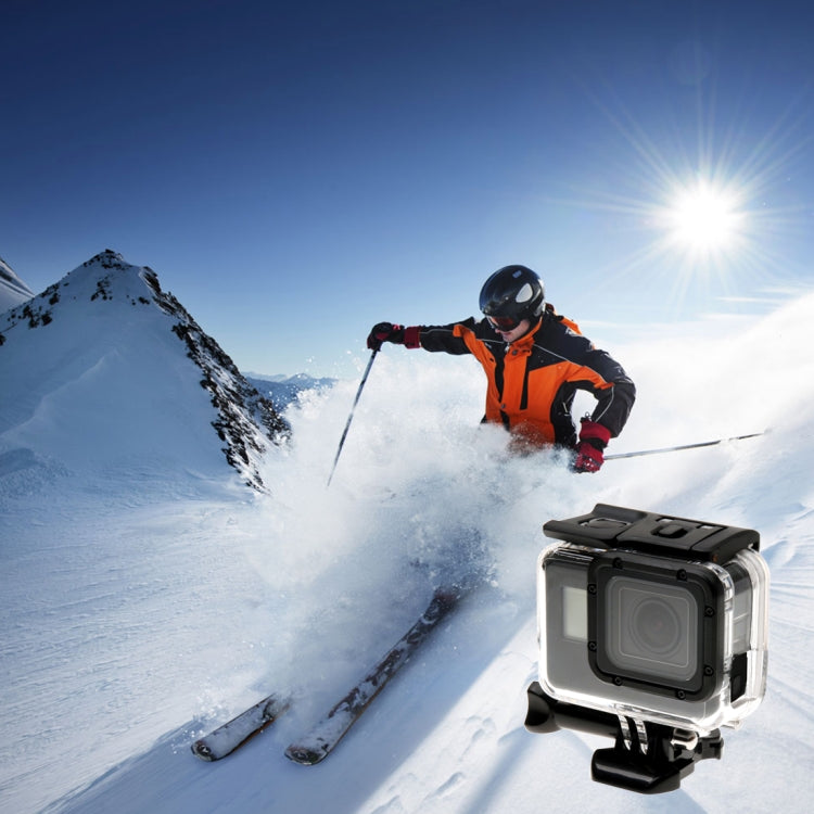 For GoPro HERO6 /5 Skeleton Housing Protective Case + Hollow Back Cover with Buckle Basic Mount & Screw, No Need to Disassemble Lens - HoMEdemic™ 