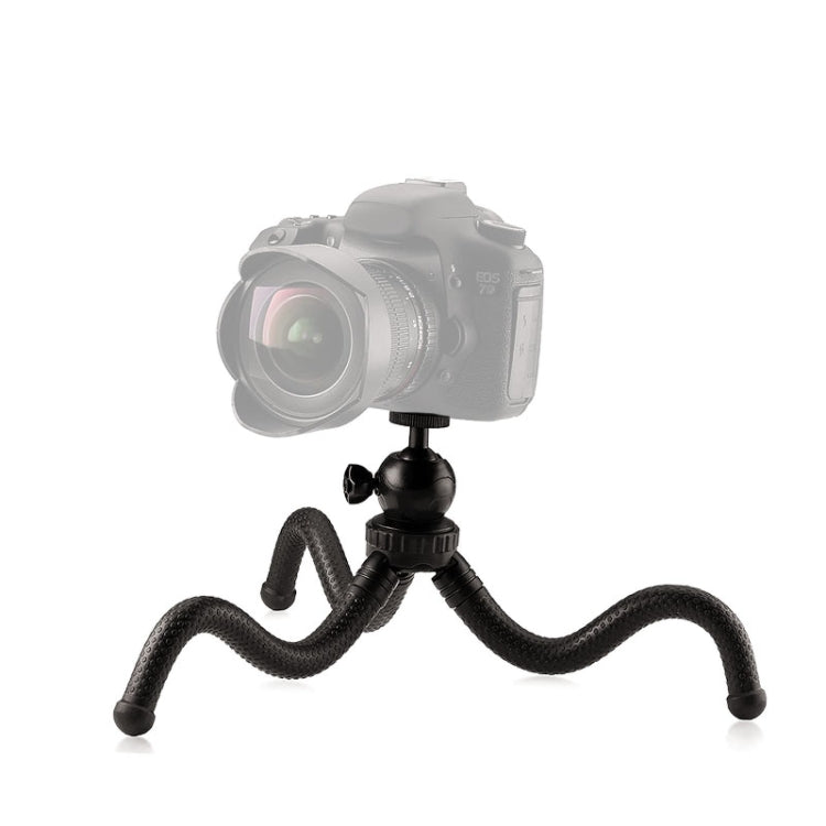 W1 Mini Octopus Flexible Tripod Holder with Ball Head for SLR Cameras, GoPro, Phones (Black) - HoMEdemic™ 