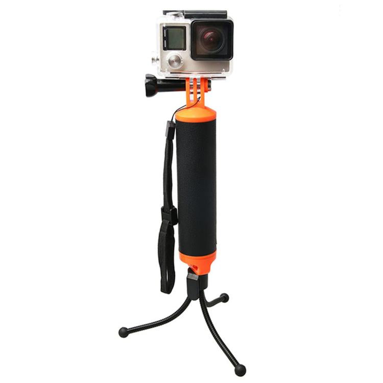 Floating Handle Grip with Tripod Holder & Adjustable Anti-lost Strap for GoPro, Insta360, DJI and Other Action Cameras - HoMEdemic™ 