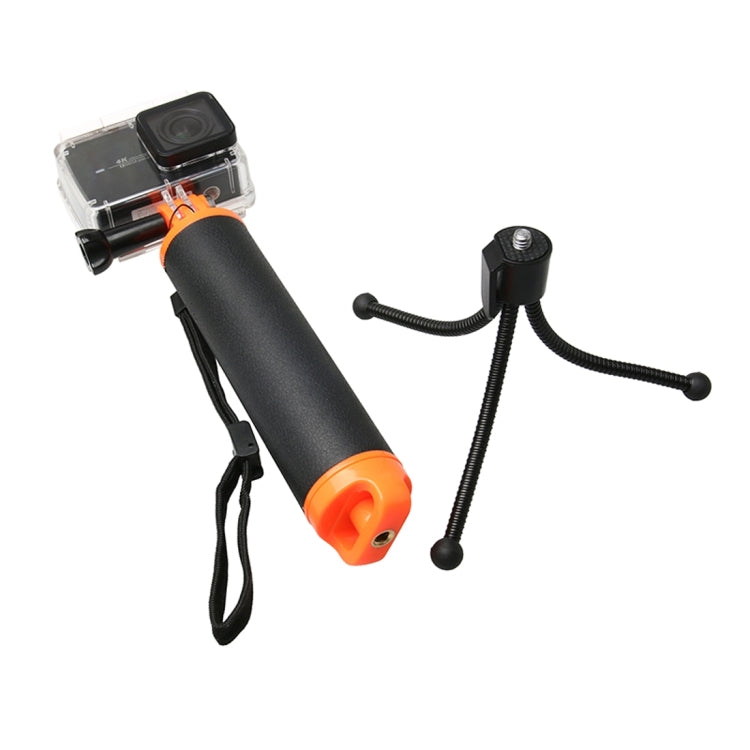 Floating Handle Grip with Tripod Holder & Adjustable Anti-lost Strap for GoPro, Insta360, DJI and Other Action Cameras - HoMEdemic™ 