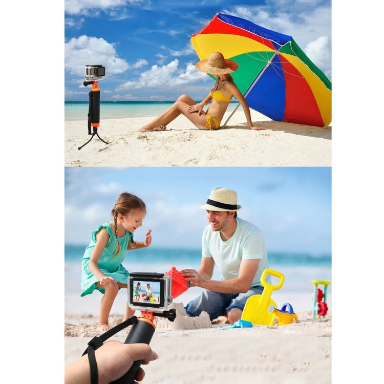 Floating Handle Grip with Tripod Holder & Adjustable Anti-lost Strap for GoPro, Insta360, DJI and Other Action Cameras - HoMEdemic™ 