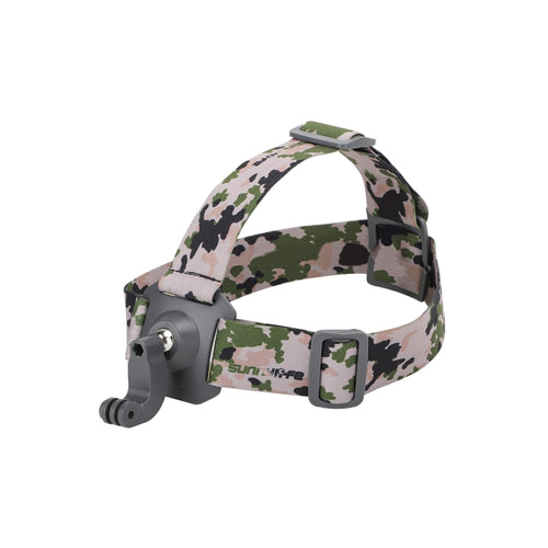 Sunnylife TD672 360 Rotation Adjustable Head Strap Vlog POV Mount Belt for GoPro, Insta360, DJI Osmo Action and Other Action Cameras (Camouflage) - HoMEdemic™ 