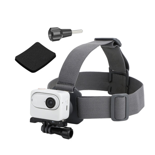 Sunnylife TD672 360 Rotation Adjustable Head Strap Vlog POV Mount Belt for GoPro, Insta360, DJI Osmo Action and Other Action Cameras  (Grey) - HoMEdemic™ 