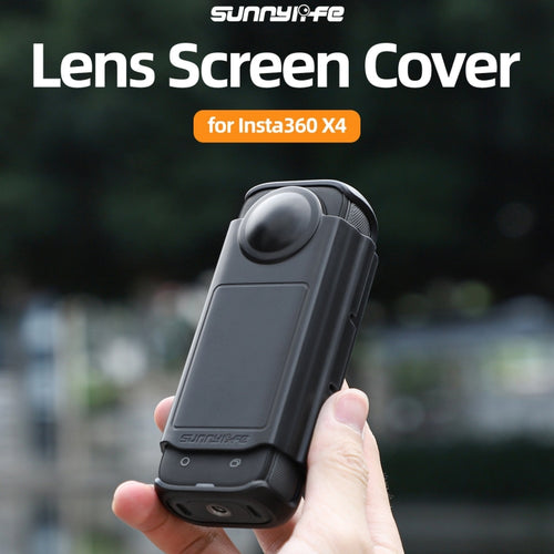 For Insta360 X4 Sunnylife Integrated Lens Screen Protective Cover (Transparent Black) - HoMEdemic™ 