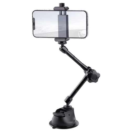 Single Suction Cup Articulating Friction Magic Arm Phone Clamp Mount, Single Suction Cup Magic Arm - HoMEdemic™ 