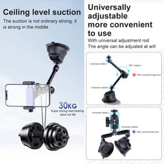 Single Suction Cup Articulating Friction Magic Arm Phone Clamp Mount, Single Suction Cup Magic Arm - HoMEdemic™ 