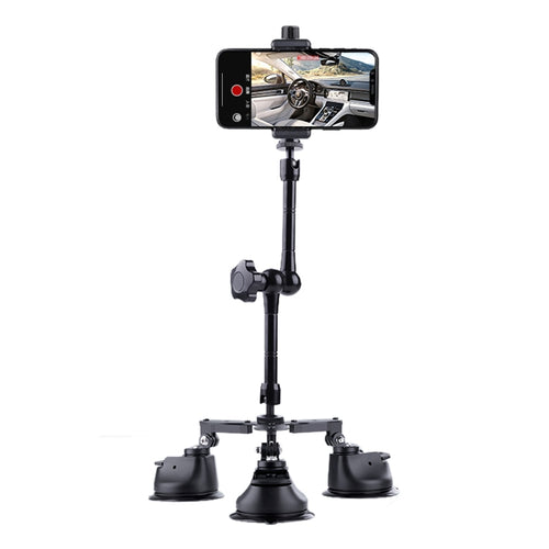 Tri-leg Suction Cup Articulating Friction Magic Arm Phone Clamp Mount - HoMEdemic™ 