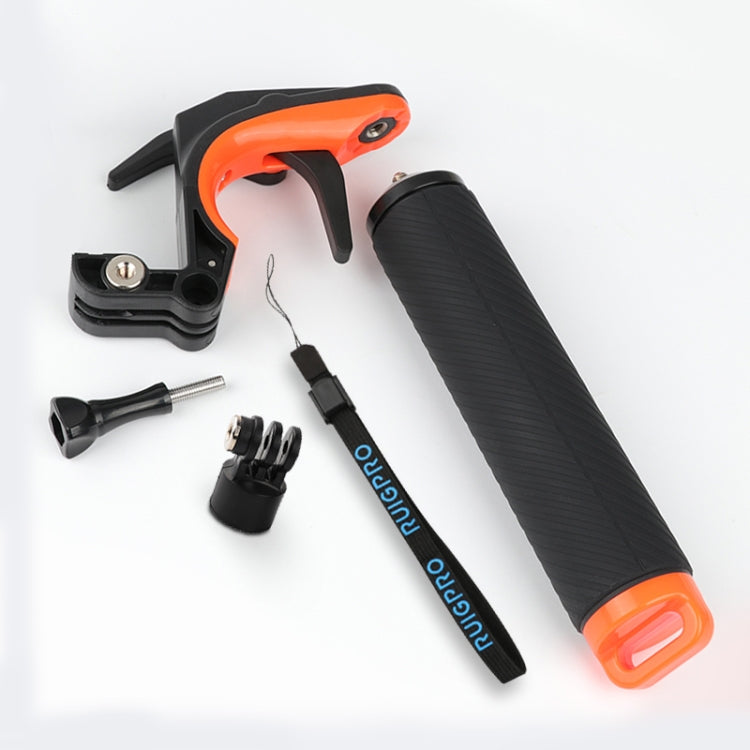 Shutter Trigger + Floating Hand Grip Diving Buoyancy Stick with Adjustable Anti-lost Strap & Screw & Wrench for GoPro HERO8 Black - HoMEdemic™ 