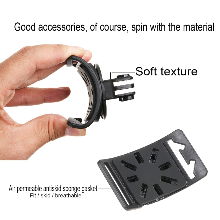 GP278 3 in 1 Hand Wrist Arm Leg Straps 360-degree Rotation Mount for GoPro, Insta360, DJI and Other Action Cameras(Black) - HoMEdemic™ 