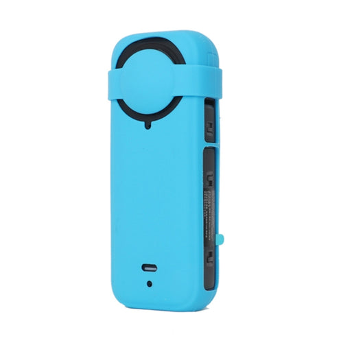 For Insta360 X4 Silicone Protective Case with Lens Cover (Blue) - HoMEdemic™ 