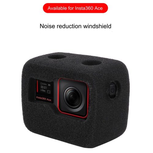 For Insta360 Ace Sponge Foam Windshield Housing Case (Black) - HoMEdemic™ 