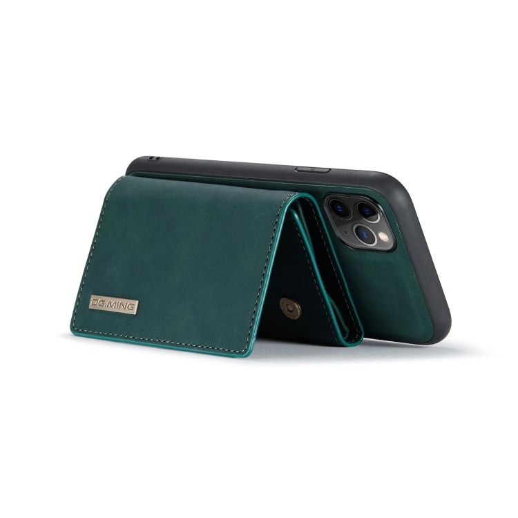 DG.MING M1 Series 3-Fold Multi Card Wallet  Back Cover Shockproof Case with Holder Function For iPhone 11 Pro(Green) - HoMEdemic™ 
