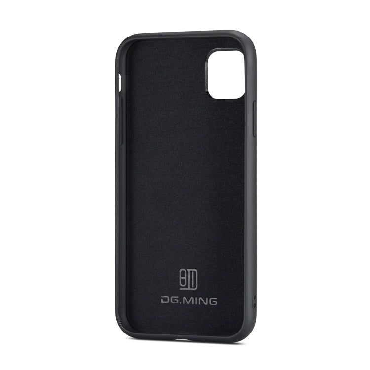 DG.MING M1 Series 3-Fold Multi Card Wallet  Back Cover Shockproof Case with Holder Function For iPhone 11(Red) - HoMEdemic™ 