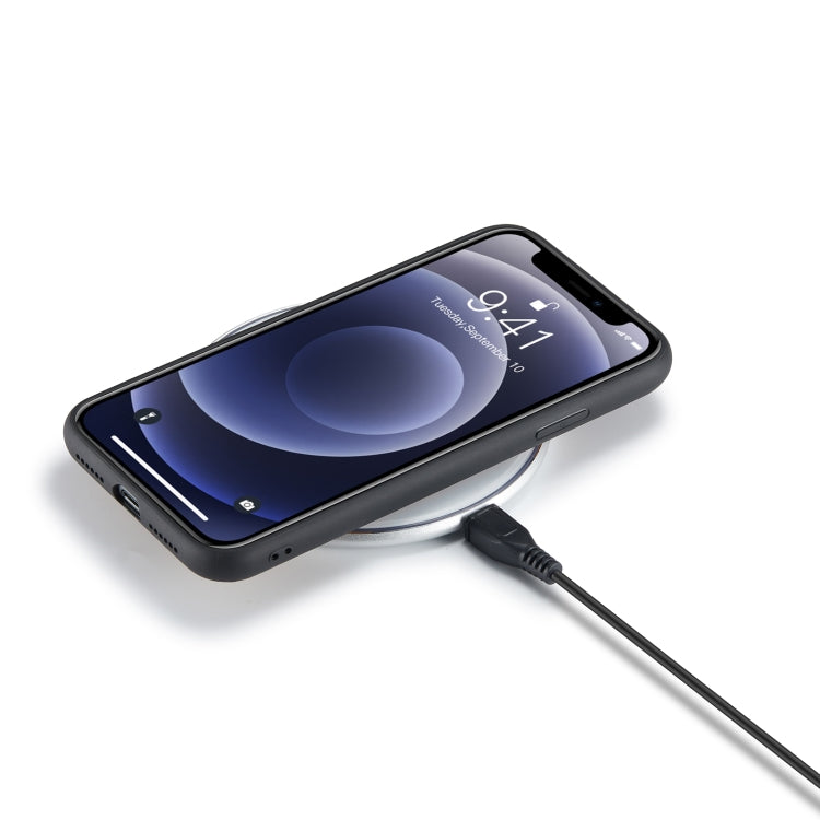 DG.MING M2 Series 3-Fold Multi Card Bag Back Cover Shockproof Case with Wallet & Holder Function For iPhone 11(Green) - HoMEdemic™ 