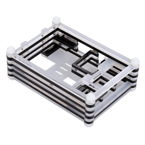 9 Layers Acrylic Box Shell Case with Cooling Fan Hole for Raspberry pi 3 - HoMEdemic™ 