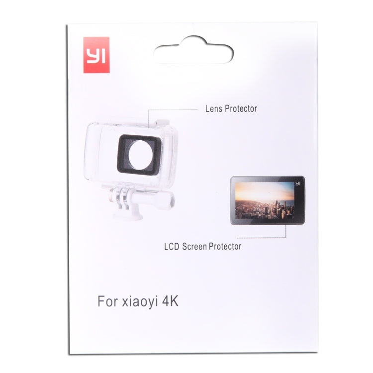 Ultra Clear LCD Screen Protector + Housing Glass Lens Protector Film for Xiaomi Xiaoyi II 4K Camera - HoMEdemic™ 