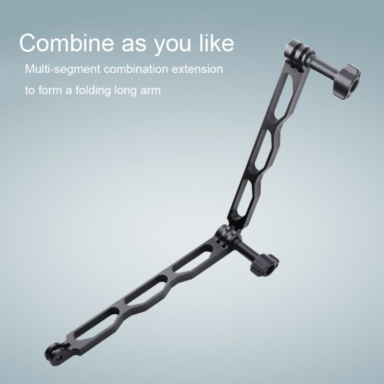 Aluminum Extension Arm Grip Extenter for GoPro, Insta360, DJI and Other Action Cameras(Black) - HoMEdemic™ 
