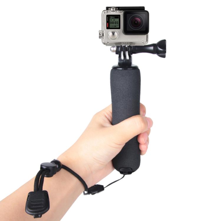 Bobber Floating Handle Grip with Adjustable Anti-lost Strap for GoPro, Insta360, DJI and Other Action Cameras(Black) - HoMEdemic™ 