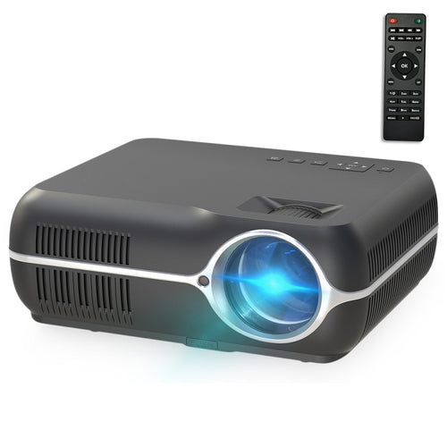 DH-A10 5.8 inch LCD Screen 4200 Lumens 1280 x 800P HD Smart Projector with Remote Control,Android 6.0 OS, Support WiFi, Bluetooth,HDMIx2, USBx2, VGA, AV IN/RCA, RJ45, LAN - HoMEdemic™ 