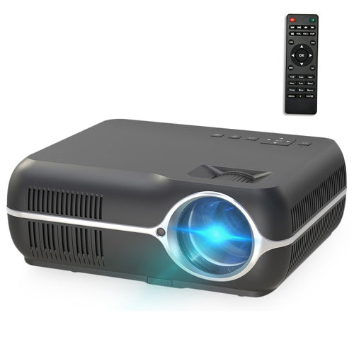 DH-A10B 5.8 inch LCD Screen 4200 Lumens 1280 x 800P HD Smart Projector with Remote Control, Support HDMIx2, USBx2, VGA, AV IN/RCA, RJ45 - HoMEdemic™ 