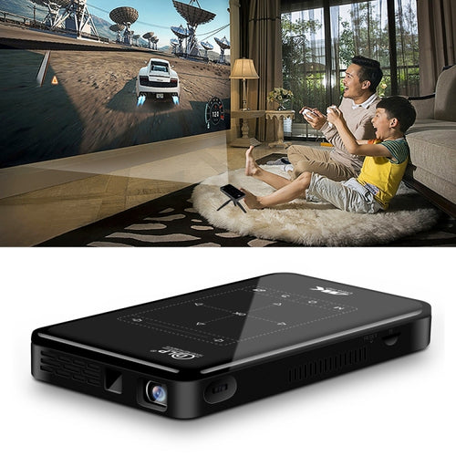 P09 Portable 4K Ultra HD DLP Mini Smart Projector with Infrared Remote Control, Amlogic S905X 4-Core A53 up to 1.5GHz Android 6.0, 1GB+8GB, Support 2.4G/5G WiFi, Bluetooth, TF Card - HoMEdemic™ 