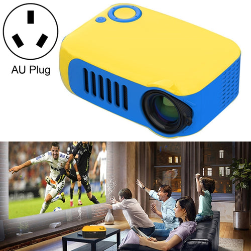 A2000 1080P Mini Portable Smart Projector Children Projector, AU Plug(Black) - HoMEdemic™ 