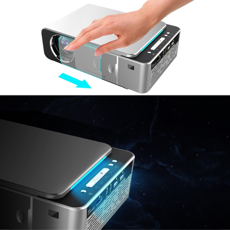 T6 2000ANSI Lumens Mini Theater Projector, Android 7.1 RK3128 Quad Core, 1GB+8GB, US Plug