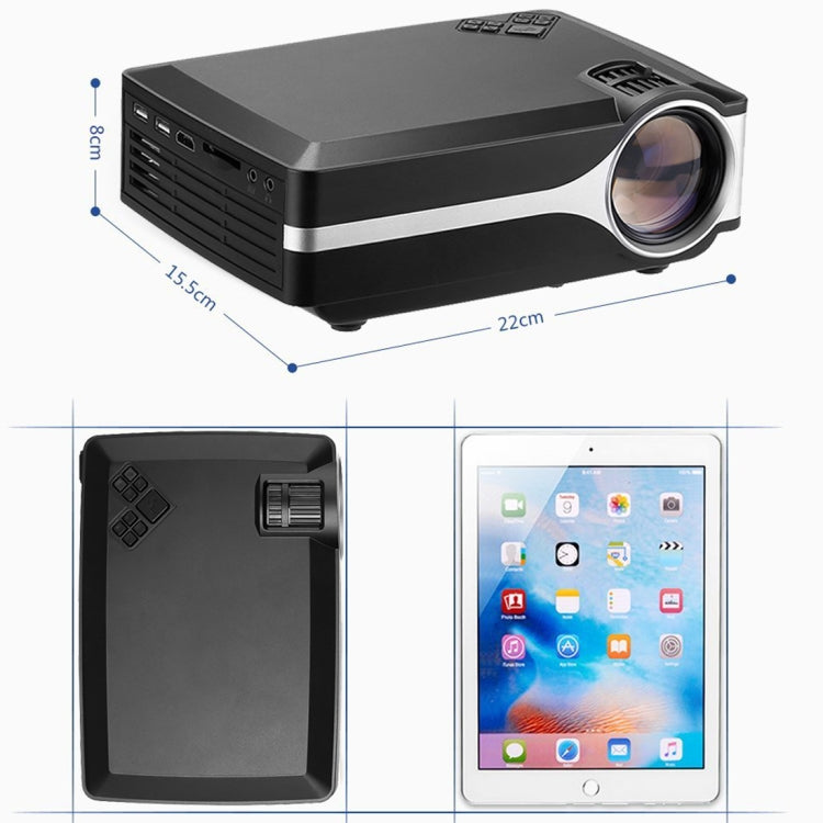 Wejoy L1 80 Lumens 4 inch LCD Technology HD 800*480 pixel Projector, VGA, HDMI, L1 - HoMEdemic™ 