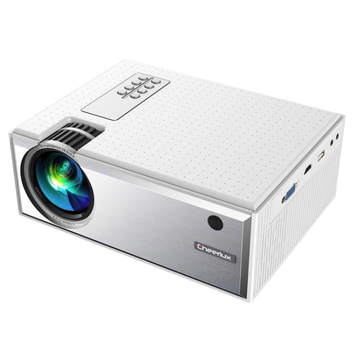 Cheerlux C8 1800 Lumens 1280x800 720P 1080P HD WiFi Sync Display Smart Projector, Support HDMI / USB / VGA / AV - HoMEdemic™ 