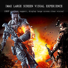 YG520 800x480 1800LM Mini LED Projector Home Theater, Support HDMI & AV & SD & USB & VGA, Mobile Phone Version, Mobile Phone Version - HoMEdemic™ 