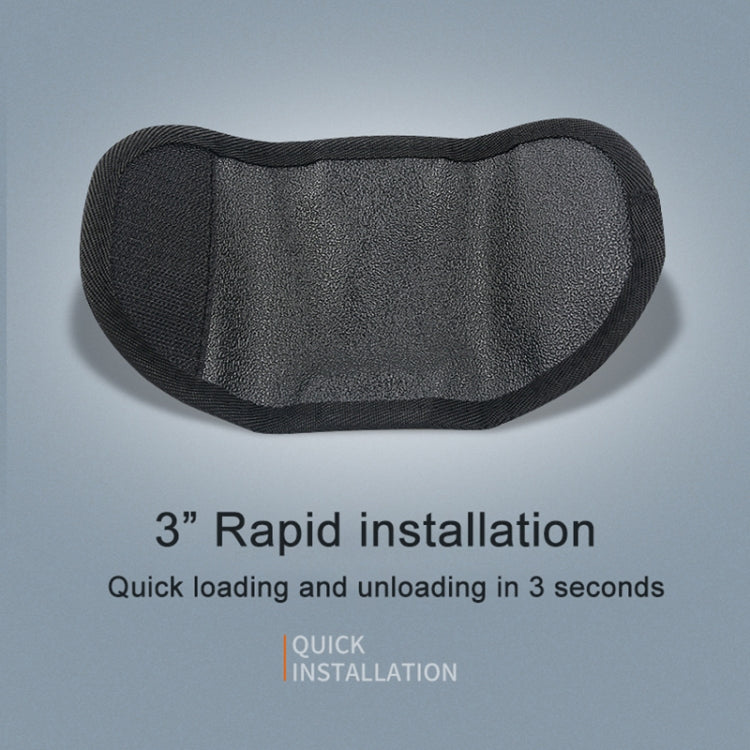 RUIGPRO Hook and Loop Fastener Backpack Rec-Mounts Clip Clamp Mount with Screw for GoPro, Insta360, DJI and Other Action Cameras(Black) - HoMEdemic™ 