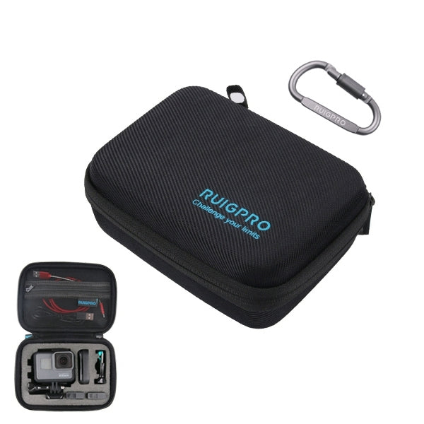 RUIGPRO Shockproof Waterproof Portable Case Box for DJI Osmo Action, Size: 17.3cm x 12.3cm x 6.5cm(Black) - HoMEdemic™ 